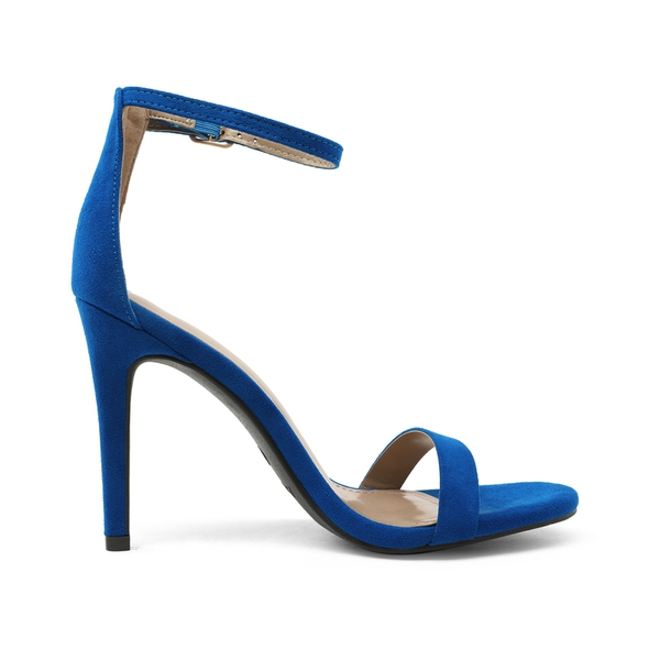 Ankle Strap High Heel Stiletto Sandals - ROYAL BLUE - 1